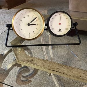 Hearth & Hand Clock and Thermometer